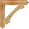 Ekena Millwork Imperial Arts & Crafts Rough Sawn Bracket, Western Red Cedar, 6"W x 36"D x 36"H BKT06X36X36IMP03RWR - alternate 3